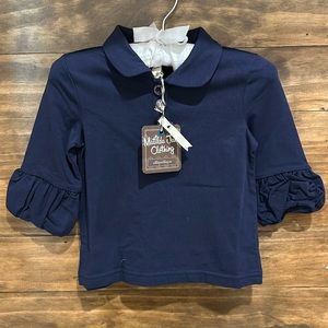 NWT Navy Matilda Jane Shirt